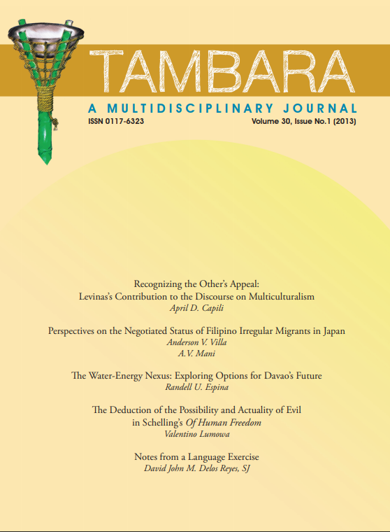 Tambara Volume 30 Issue 1