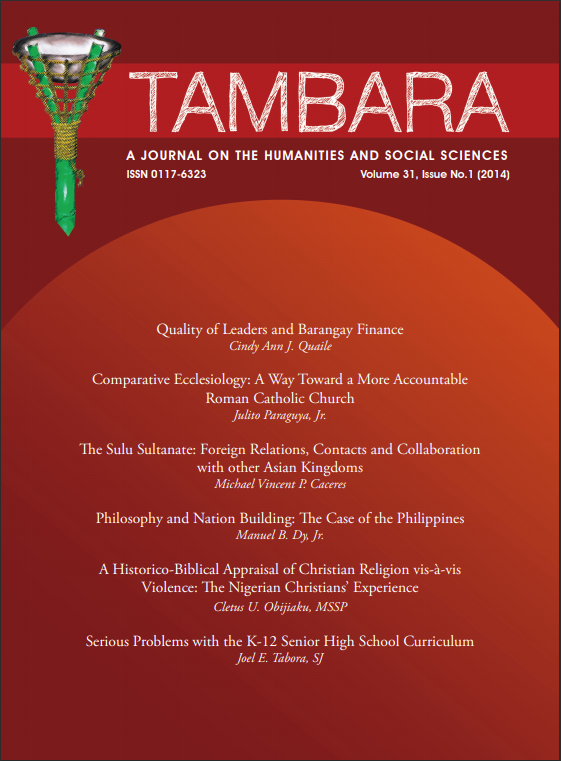 Tambara Volume 31 Issue 1