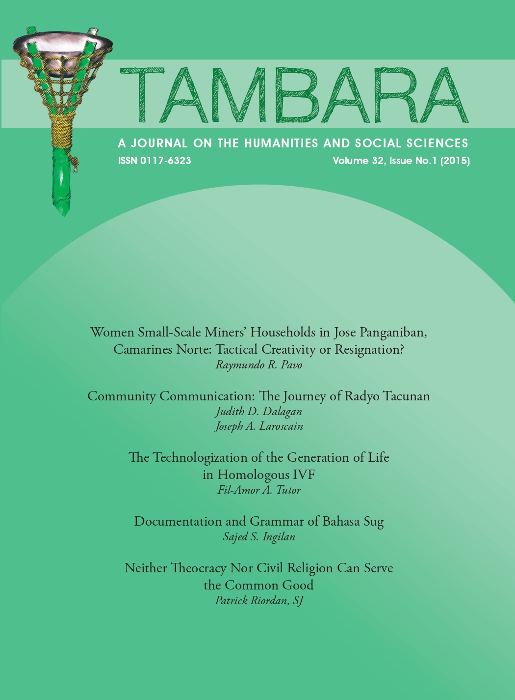 Tambara Volume 32 Issue 1